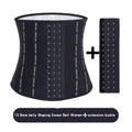 Sauna Sweat Belt Sweat To Lose Weight Woman Postpartum Waist Trainer Slimming Sheath Woman Flat Belly Fat Burning Girdle Corset