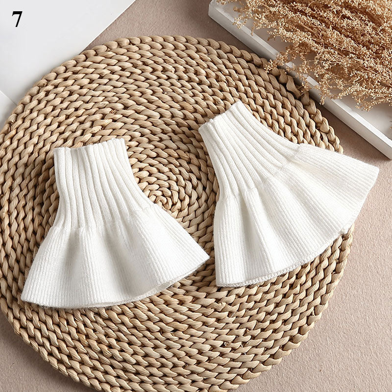 New Fake sleeves autumn winter wild sweater decorative sleeves pleated wrist Pleated organ fake sleeves universal fake cuff