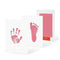 Safe Non-toxic Baby Footprints Handprint No Touch Skin Inkless Ink Pads Kits for 0-10 Months Newborn Pet Dog Footprint Souvenir