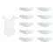 5Pairs Silicone Eyelash Perm Pad Y Eyelash Brush 3D Eyelash Curler Applicator Makeup Lifting Tools Lashes Rods Shield