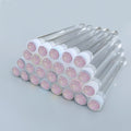 50pcs Reusable Eyelash Brush Tube Eye Lash Brush Eyebrow Brush Resin Drill Replaceable Mascara Wand Brushes Dust-proof