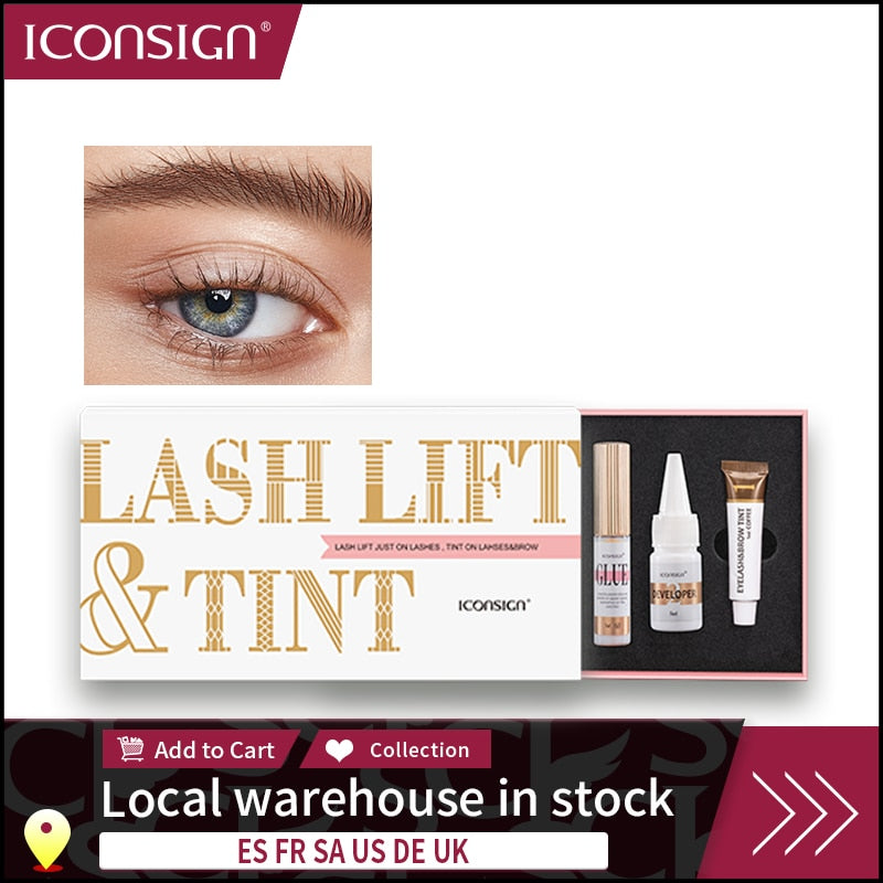 ICONSIGN Lash Lift EyeLash Eyebrow Dye Tint Kit Lashes Perm Set Make Lashes Charming Eyelash Styling Eyebrow Eye Makeup Tools