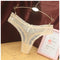Women Sexy Lace Jacquard Thong Women&
