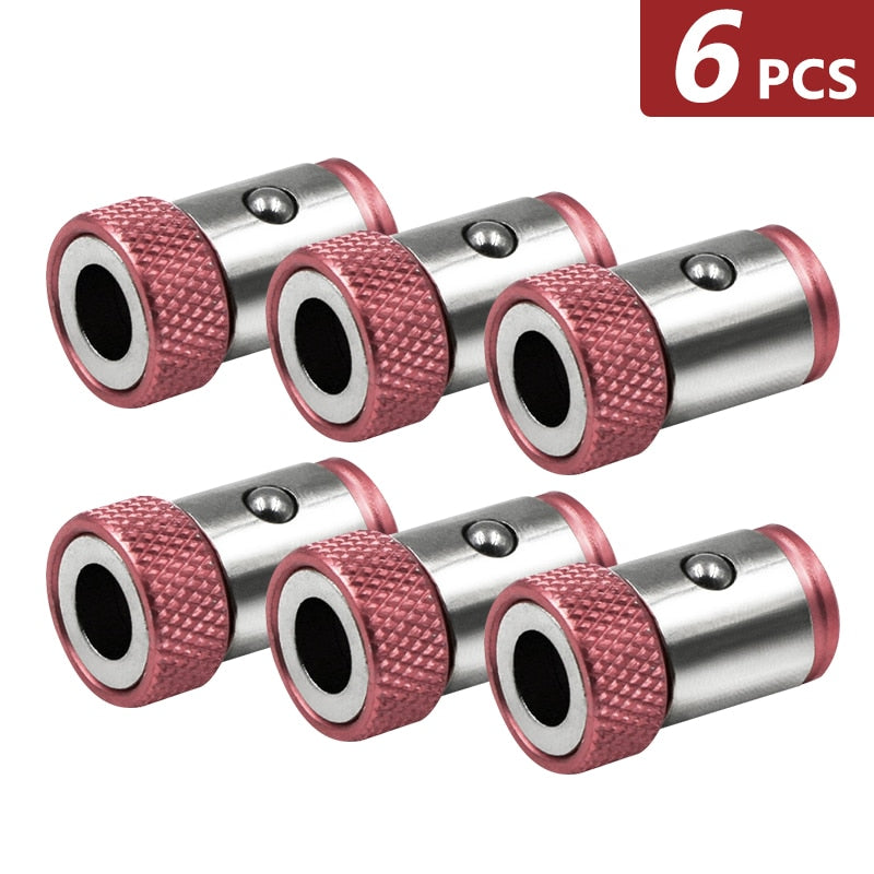 6.35mm Universal Magnetic Ring Alloy Magnetic Ring Screwdriver Bit Anti-corrosion Strong Magnetizer Drill Bit Magnetic Ring Tool