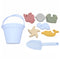 Children Summer Toys with Cute Animal Model Ins Seaside Beach Toys Rubber Dune Sand Mold Tools Sets Baby Bath Toy Kids Swim Toy