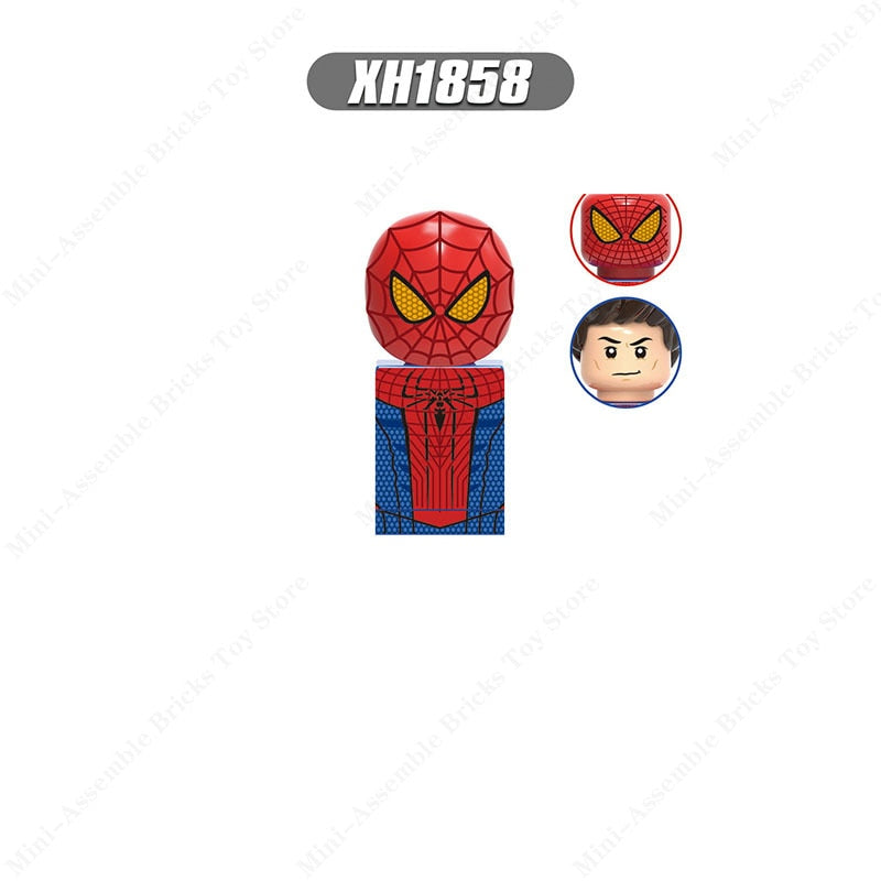 X0328 heroes blocks Disney anime movies X1833 X1835 X1836 mini action toy figures Assembly Toys bricks kids collection gifts