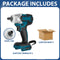 Brushless Cordless Electric Impact Wrench 18V Rechargeable Wrench Power Tool Compatible with Makita Battery Electric wrench