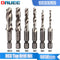 1/6Pcs Tap Drill Bit Set Hex Shank Titanium Plated HSS Screw Thread Bit Screw Machine Compound Tap M3 M4 M5 M6 M8 M10 Hand Tools