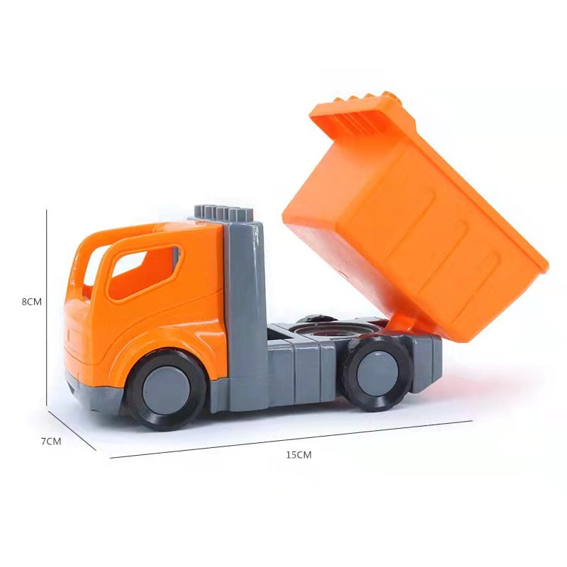Big Building Blocks Accessories Compatible Large Bricks Children Kids Truck Car Bus City Traffic Series Assembly Educational Toy