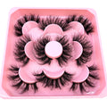 2022 New 5 pairs natural false eyelashes fake lashes long makeup 3d mink lashes eyelash extension mink eyelashes short eyelashes
