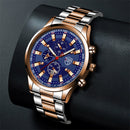 Fashion Mens Sports Watches for Men Business Stainless Steel Quartz Wrist Watch Luxury Man Casual Luminous Clock часы мужские