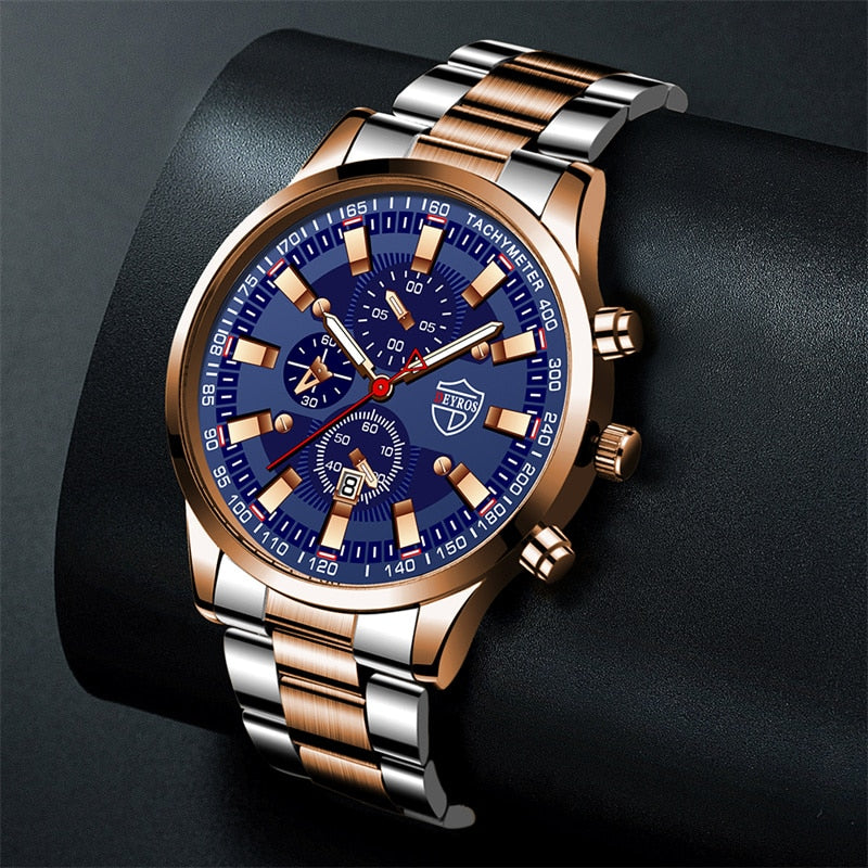 Fashion Mens Sports Watches for Men Business Stainless Steel Quartz Wrist Watch Luxury Man Casual Luminous Clock часы мужские