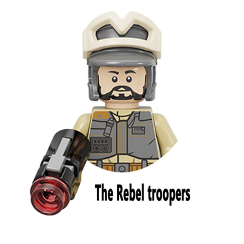 Hoth Rebel Alliance Troopers Rodian Duros Building Blocks Resistance Han Solo Leia Chewbacca Bricks Cassian Andor Figure Kid Toy