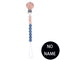 Handmade Free Personalized Name Silicone Wood Pacifier Clips Safe Teething Chain Baby Teether Eco-friendly Dummy Clips Holder