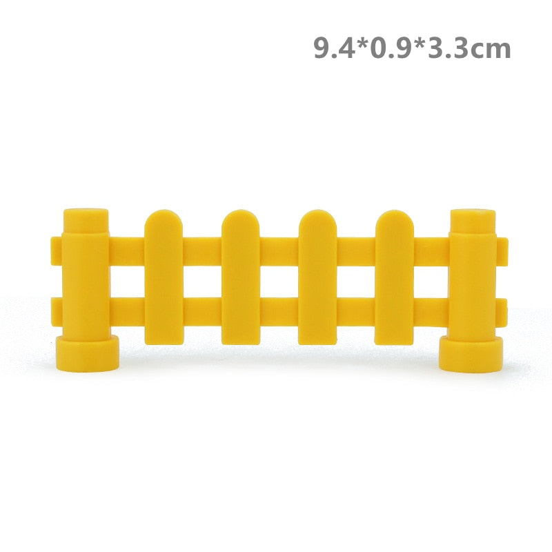 Big Building Blocks Compatible Slide Swing Seesaw Park Playground Series Large Bricks Children Educational Creative Toy Kid Gift