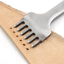 3/4/5/6mm Spacing Punch Tool For Leather Hole Punches Tool Lacing Stitching Sewing DIY Leather Craft Tools 1/2/4/6 Prong