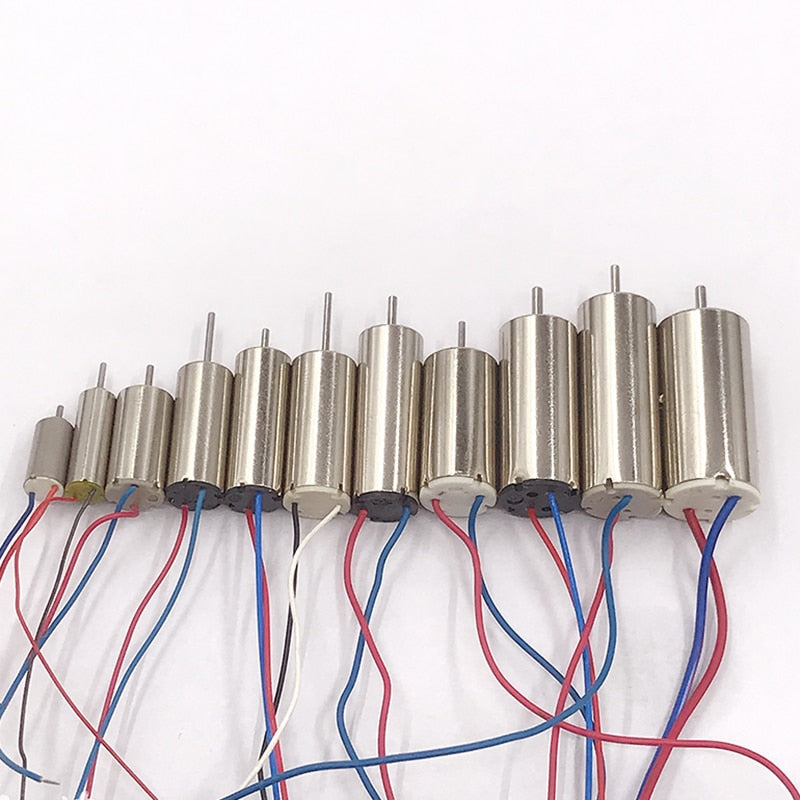 DC3V 3.7V 0408,412,612,615,617.716,720,816,8520,1020,8523 Ultrahigh Speed Coreless Motor RC Drone Tail Engine UAV Accessories