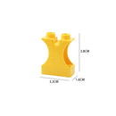 Big Building Blocks Compatible Slide Swing Seesaw Park Playground Series Large Bricks Children Educational Creative Toy Kid Gift