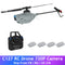 C127 2.4GHz RC Drone 720P Camera 6-Axis Wifi Sentry Helicopter Wide Angle Camera Single Paddle Without Ailerons Spy Drone RC Toy