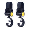 2pcs Baby Hanger Baby Bag Stroller Hooks Pram Rotate 360 Degree Baby Car Accessories Stroller Organizer Stroller Accessories