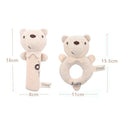 Infant Toddler Rattles Toys For Baby Stroller Crib Soft Rabbit Bear Style Pram Hanging Toys Plush Appease Doll Bed Accessories