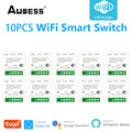 Tuya Zigbee / Wifi MINI Smart Switch 2 Way Control 16A Switch Tuya Smart Home Automation Sensor Works With Alexa Google Home