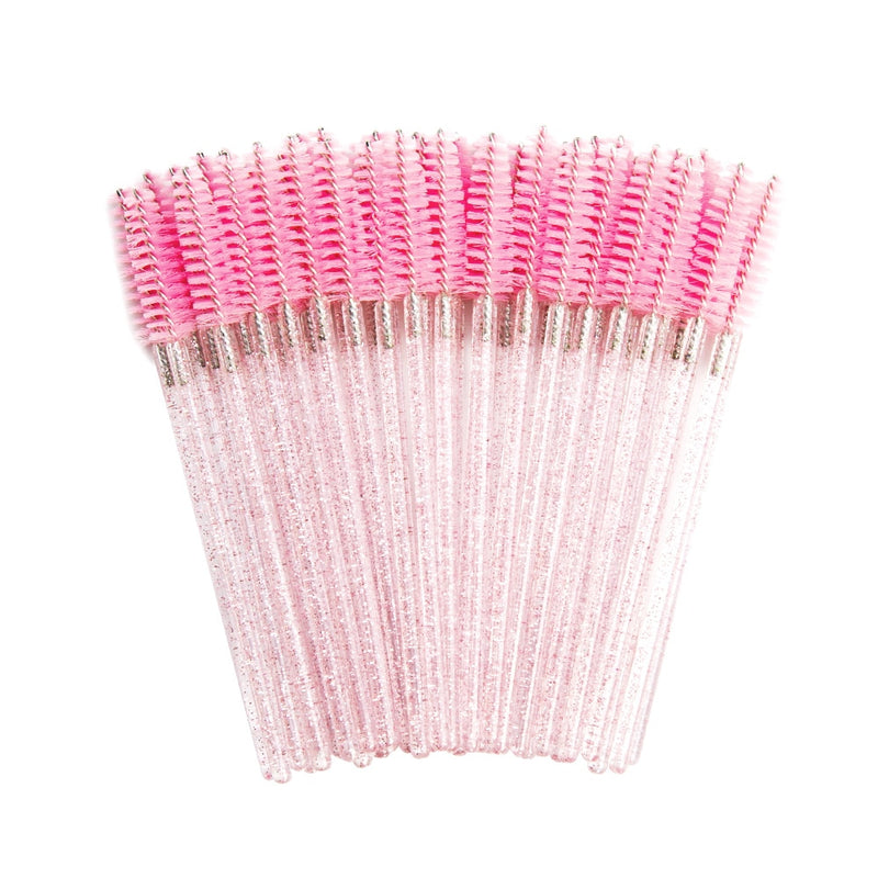 100/50Pcs Disposable Eyelash Brushes Eyelashes Extension Tools Eyebrow Brush Mascara Wands Applicator Spoolers Eye Lash Cosmetic