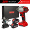 WOSAI 20V Cordless Brushless Electric Wrench Impact Wrench Socket Wrench 320N.m Li-ion Battery Hand Drill Installation