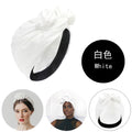 French Vintage Turban Hat Fashion Female Bandana Headband Women&#39;s Hair Cover Cap Ladies Head Wraps Muslim Headscarf Bonnet