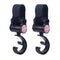 1/2pcs Baby Hanger Baby Bag Stroller Hooks Pram Rotate 360 Degree Baby Car Seat Accessories Stroller Organizer Bebes Accessories