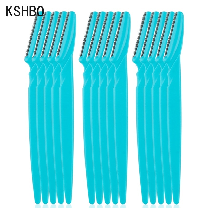 3/10/15 Pcs Professional Trimmer Safe Blade Shaping Knife Eyebrow Blades Face Hair Removal Scraper Shaver Makeup Beauty Tools