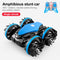 Newest High-tech Remote Control Car 2.4G Amphibious Stunt RC Car Double-sided Tumbling Driving Children&