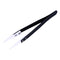 Straight Aimed Ceramic Tweezers for Electronics Soldering with Stainless Steel Handle Black Tweezers Hand Tool Precision Tweezer