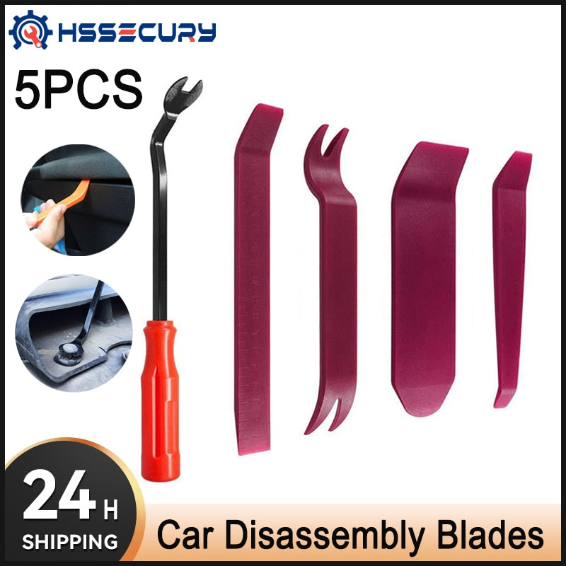 Car Audio Disassembly Tools Door Clip Panel Trim Removal Tools Kits Car Interior Plastic Disassembly Seesaw Conversion Tool