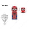 X0328 heroes blocks Disney anime movies X1833 X1835 X1836 mini action toy figures Assembly Toys bricks kids collection gifts