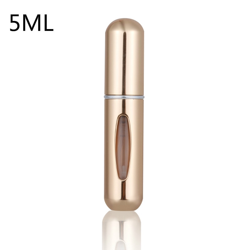 5ML/8ML Mini Small Perfume Refillable Bottle Portable Aluminum Atomizer Travel Refill Perfume Spray Bottle Cosmetic Container