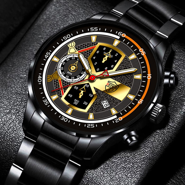 Luxury Brand Mens Watches Fashion Men Sports Stainless Steel Quartz Wrist Watch Luminous Clock Man Business Watch часы мужские