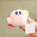 Kirby Keychain Kawaii 12Cm Cartoon Pink Star Keyring Soft Stuffed Plush Toys Cute Gifts Plushies For Girls Friends Childrens