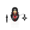 Naruto Sasuke Kakashi Akatsuki bricks Building Blocks Anime cartoon Mini Action Figures Heads Assembly Toys kids Christma Gifts