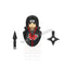 Naruto Sasuke Kakashi Akatsuki bricks Building Blocks Anime cartoon Mini Action Figures Heads Assembly Toys kids Christma Gifts
