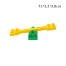 Big Building Blocks Compatible Slide Swing Seesaw Park Playground Series Large Bricks Children Educational Creative Toy Kid Gift