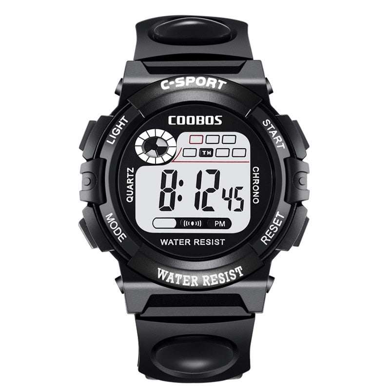 Cool Luminous Men Sport Watch High-end Silicone Strap Military Wrist Watch Led Calendar Waterproof Digital Watch reloj de hombre