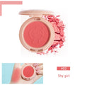 New 6 Colors Blush Makeup Palette Mineral Powder Red Rouge Lasting Natural Cream Cheek Tint Orange Peach Pink Blush Cosmetic