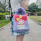 New Kawaii Sanrioed My Melody Cinnamoroll Cartoon Plush Bag Anime Soft Stuffed Animals Plushie Backpack Girls Doll Toys Gifts