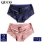 2pcs/lot QUCO Brand sexy Women Underwear High Quality Women Panties Seamless Underwear Solid  Lingerie underwear women