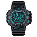 Cool Luminous Men Sport Watch High-end Silicone Strap Military Wrist Watch Led Calendar Waterproof Digital Watch reloj de hombre