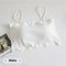 Fashion Summer Sexy Bras for Women Push Up Lingerie Ice Silk Seamless Word Sling Female Tube Top 2022 White Bralette Top Tanks