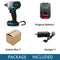 Electric Impact Wrench Brushless Cordless Electric Wrench 1/2 inch Compatible Makita 18V Battery Screwdriver Power Tools