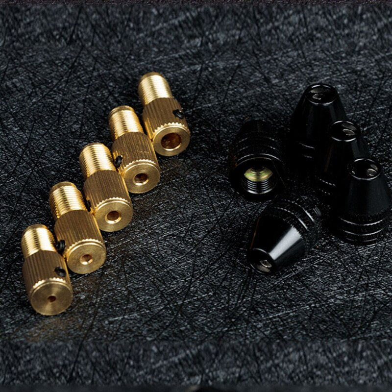 Mini Drill Chuck Mandril Cartridge Engraver Collet Chuck Electric Motor Shaft Fixture Clamp 0.5-3.2mm Quick Change Chuck
