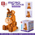 Disney DIY LinaBell assembly buildding blocks Goofy Pluto Anime Mini Action Figures Educational Toys kids Birthday Gifts